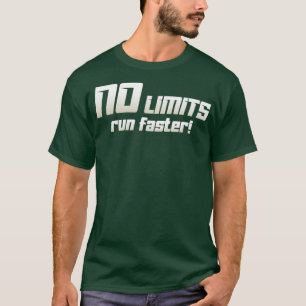 Trithlon Swim Bike Run Athletics Marathon Limits T-Shirt