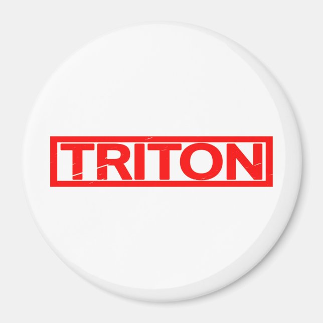 Triton Briefmarke Magnet (Vorne)