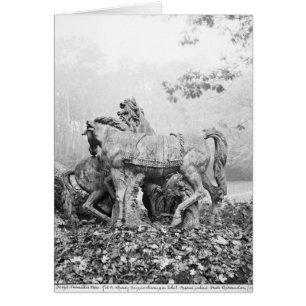 Triton, die zwei Pferde der Sonne pflegen