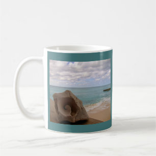 Tritonshorn-Muschel-Paradies-Strand Kaffeetasse