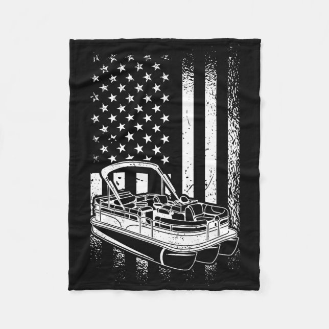 Tritoon Boat Boating - American Tritoon Captain Fleecedecke (Vorderseite)