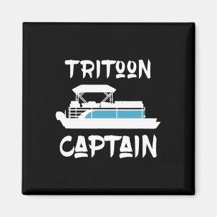 Tritoon Captain Gift Idea for Tritoon Boat Owner B Magnet