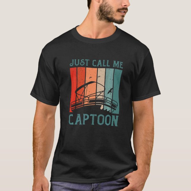 Tritoon Captain Pontoon nennt mich einfach Capto T-Shirt (Vorderseite)