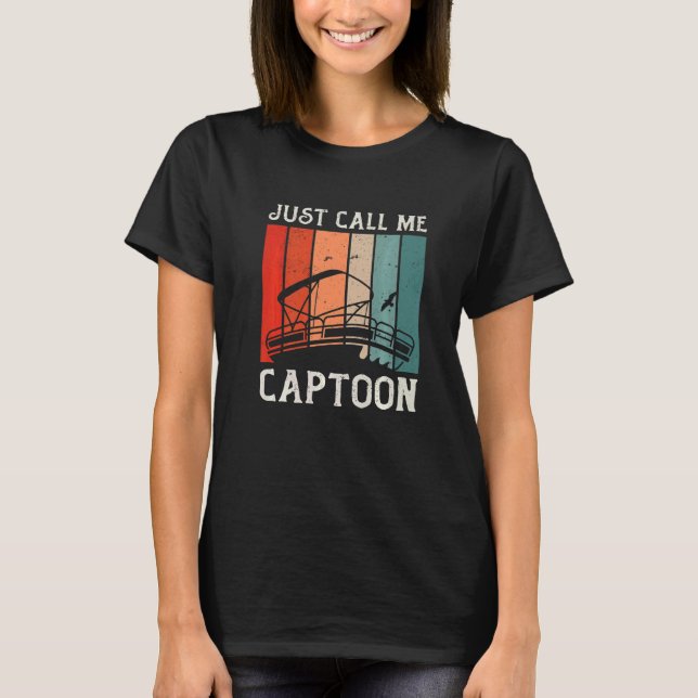 Tritoon Captain Pontoon nennt mich einfach Capto T-Shirt (Vorderseite)