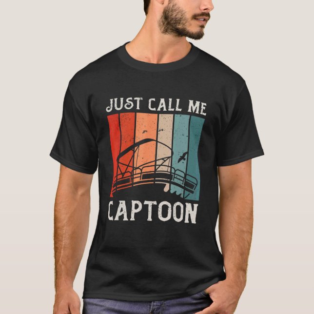 Tritoon Captain Pontoon nennt mich einfach Capto T-Shirt (Vorderseite)