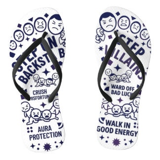 Tritt auf die Rückenstichler Flip Flops