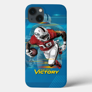 Tritt dem American Football bei Step into Victory Case-Mate iPhone Hülle
