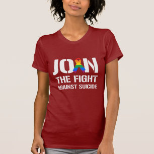 Tritt dem Kampf gegen LGBT-Selbstmord bei T-Shirt