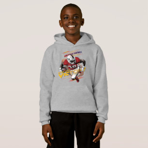 Tritt dem Sieg entgegen American Football Kinder Hoodie