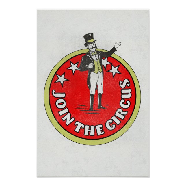 Tritt dem Zirkus bei  Poster (Vorderseite)