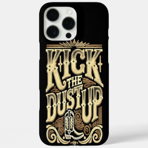 Tritt den Staub auf Cowboy-Stiefel Kunst iPhone 16 Pro Max Hülle
