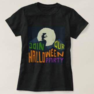 Tritt der Halloween-Party bei T-Shirt