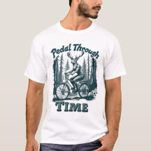 "Tritt durch die Zeit: Monochromes Retro-Hirsch-Fa