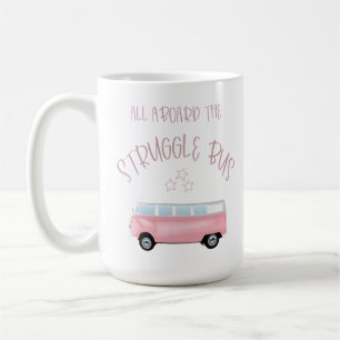 Tritt ein auf den Kampfbus-Mug Weiße Keramiktasse Kaffeetasse