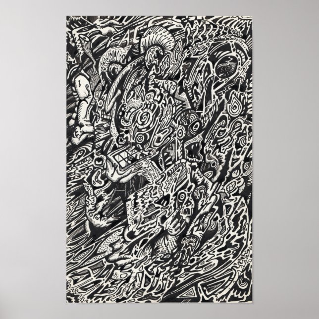Tritt ein, der Microdot-Mann Poster (Vorne)