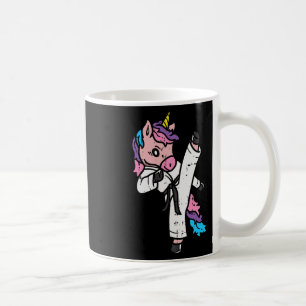 Tritt-Einhorn-Kampfsport Süße Karate Taekwondo Kaffeetasse