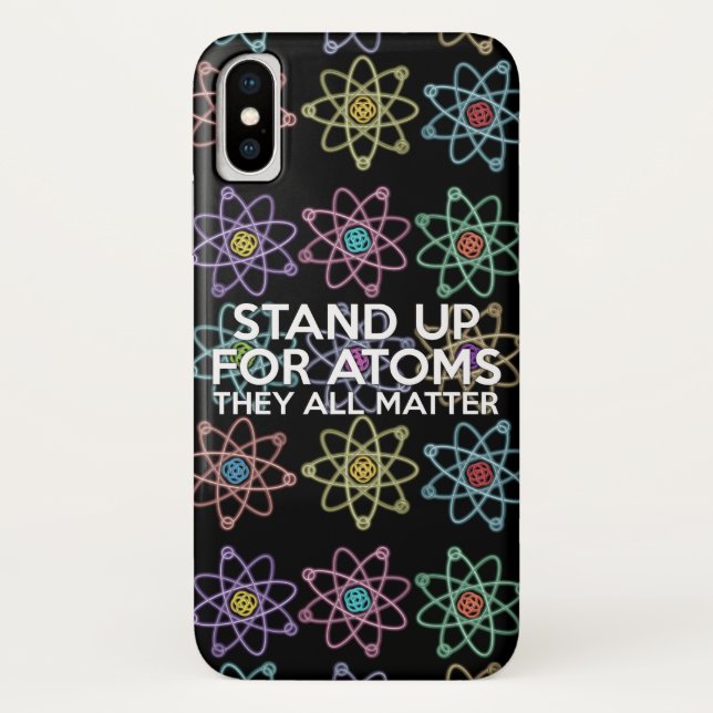 Tritt für ATOME Wissenschaft ein Case-Mate iPhone Hülle (Rückseite)