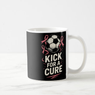 Tritt für eine Heilung - Fußballunterstützung für  Kaffeetasse