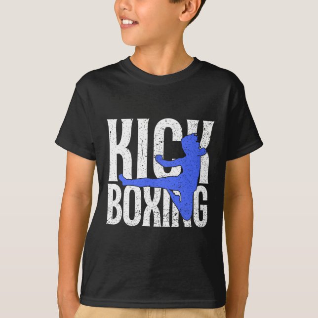 Tritt In Kickboxen  T-Shirt (Vorderseite)
