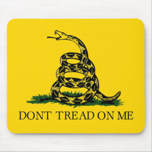 Tritt nicht auf mich - Gadsden-Flagge Mousepad