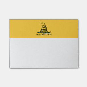 Tritt nicht auf mich, Gadsden-Flagge Patriotische Post-it Klebezettel