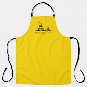 Tritt nicht auf mich oder meinen Sohn Gadsden-Flag Schürze