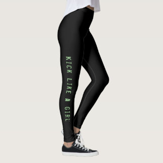 Tritt wie Leggings eines Mädchens