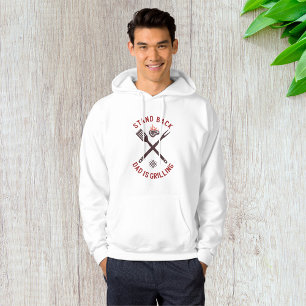 Tritt zurück, Papa grillt Hoodie