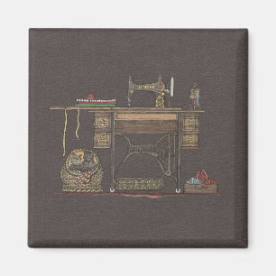 Trittelschneidemaschine & Kätzchen Magnet