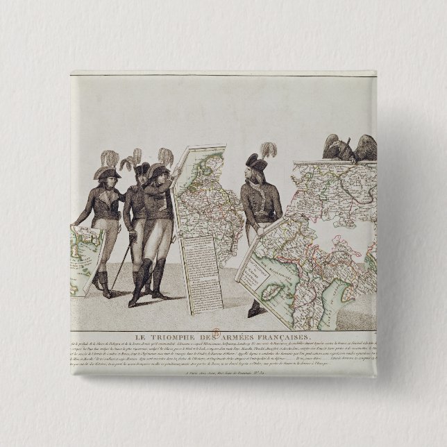 Triumph der französischen Armeen Button (Vorderseite)