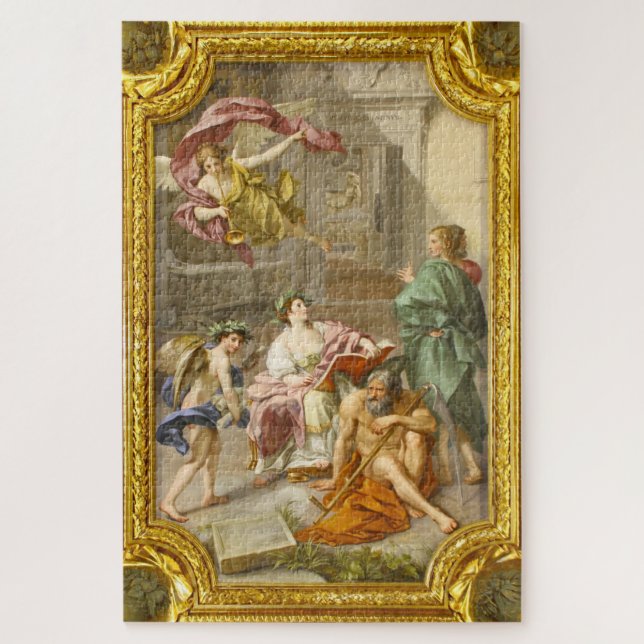 "Triumph der Geschichte über die Zeit" Vatikanisch Puzzle (Vertikal)