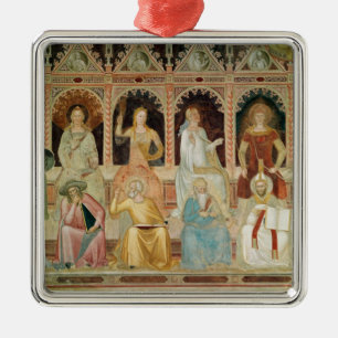 Triumph der katholischen Lehre Silbernes Ornament