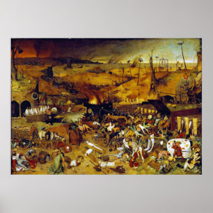 Triumph des Todes durch Pieter Bruegel das Älteste Poster