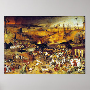 Triumph des Todes (von Pieter Bruegel) Poster