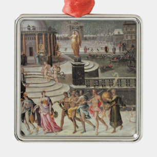 Triumph des Winters Silbernes Ornament