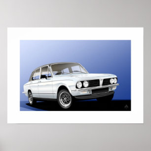 Triumph Dolomite Sprint Poster Illustration