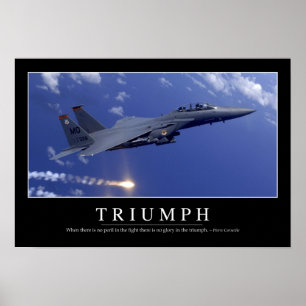 Triumph:: Inspirierend Zitat 1 Poster