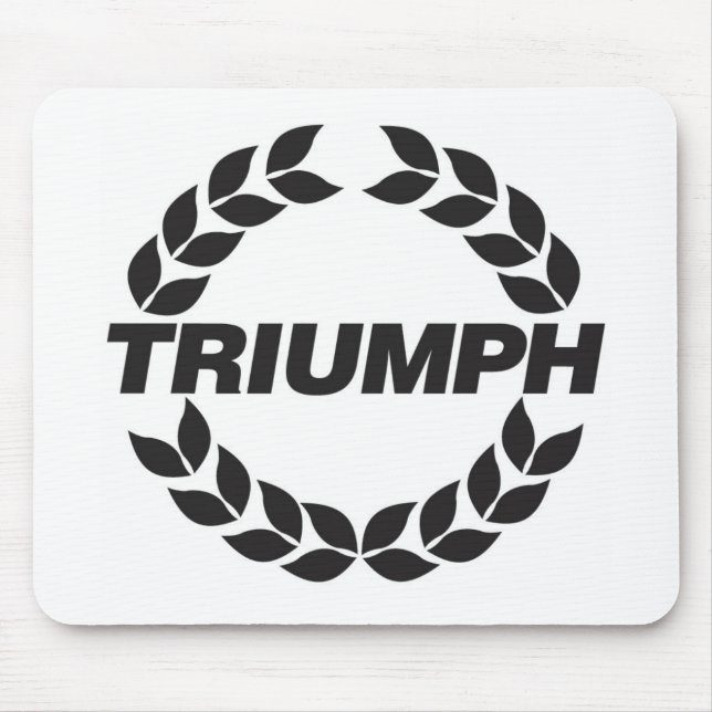 Triumph-Logo-Mauspad mit Kranz Mousepad (Vorne)