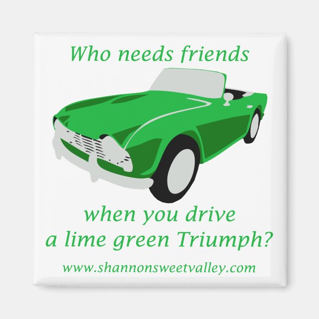 Triumph Magnet Square (Vorne)