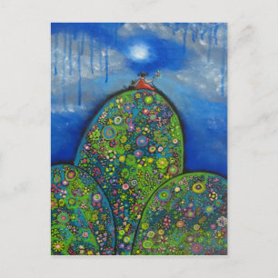 Triumph nach der Storm-Postkarte Postkarte