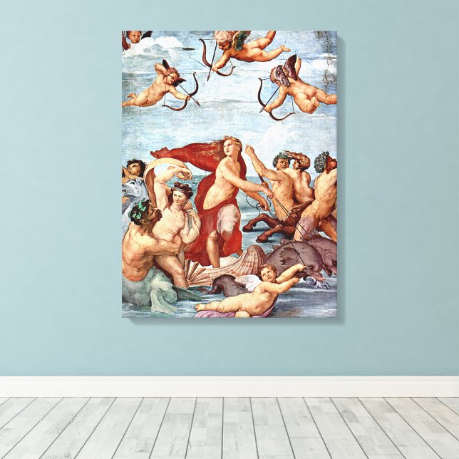 Triumph of Galatea by Raphael Sanzio Leinwanddruck (Insitu (Holzboden))