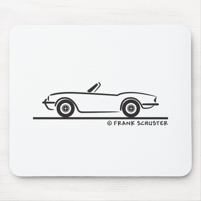 Triumph-Spitfire Mousepad (Vorne)