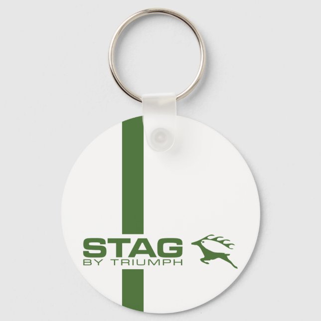 Triumph Stag TR Auto Vintage Wanderung Ente Schlüsselanhänger (Vorderseite)