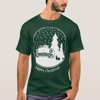 Triumph TR3 1950er britischer Klassiker Weihnachts T-Shirt
