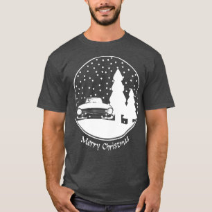 Triumph TR6 1970er britischer Klassiker Weihnachts T-Shirt