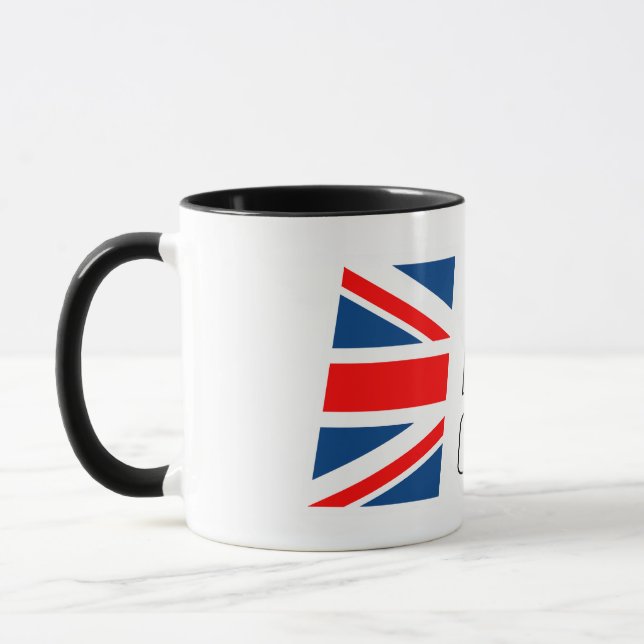 Triumph TR6 Flag Logo Tasse (Links)