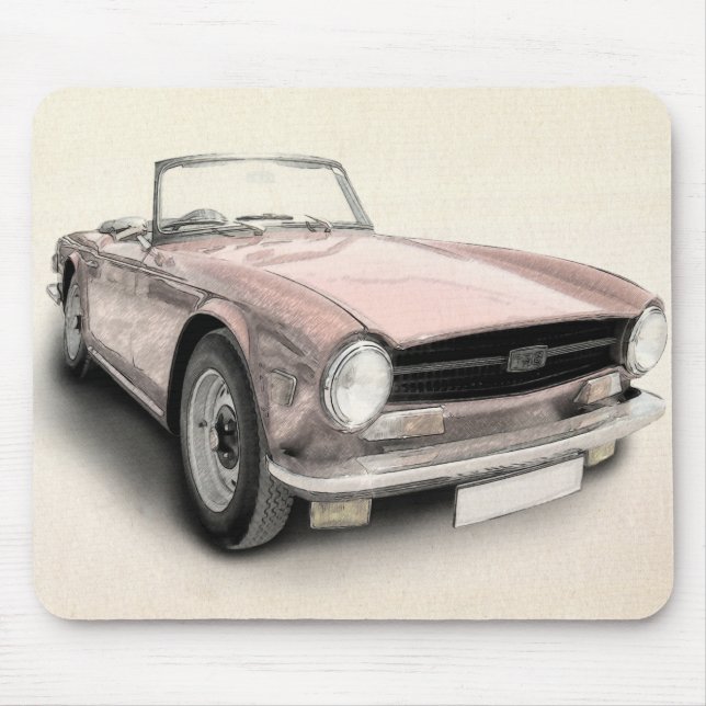 Triumph TR6 Mousepad (Vorne)