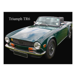 Triumph TR6 Sportwagen Fotodruck