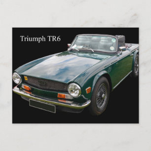 Triumph TR6 Sportwagen Postkarte