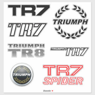 Triumph TR7 Bademe Theme Aufkleber